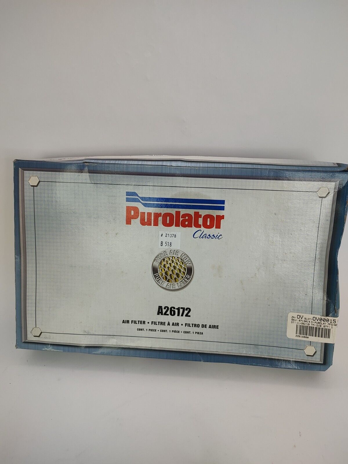 Purolator Classic A26172 Air Filter