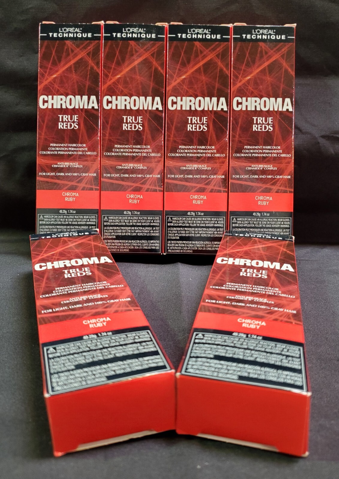 L'Oreal Technique True Reds Chroma Ruby 1.74oz (Pack of 6)