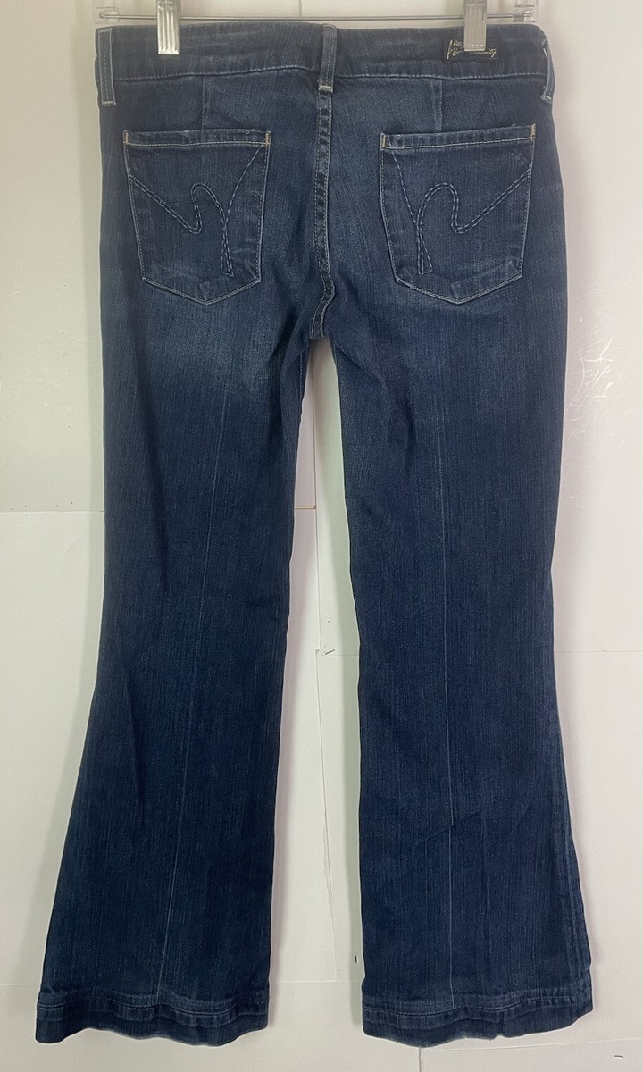 Citizens of Humanity Womens Jeans Blue Size 26 Faye #003 Low Waist