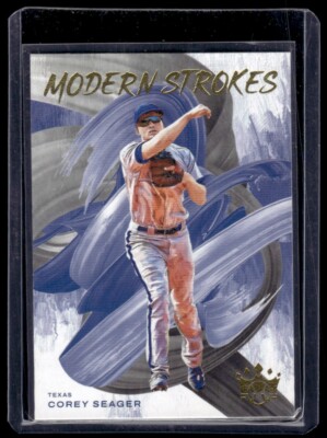 2021 Panini Modern Strokes Corey Seager #MS-13 Texas Rangers