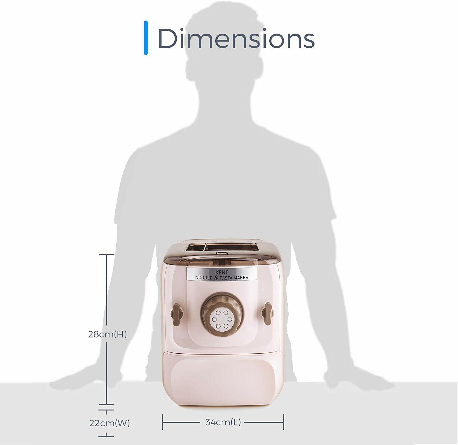 KENT Noodle and Pasta Maker 150Watt 220 V Easy to Operate, Clean and
