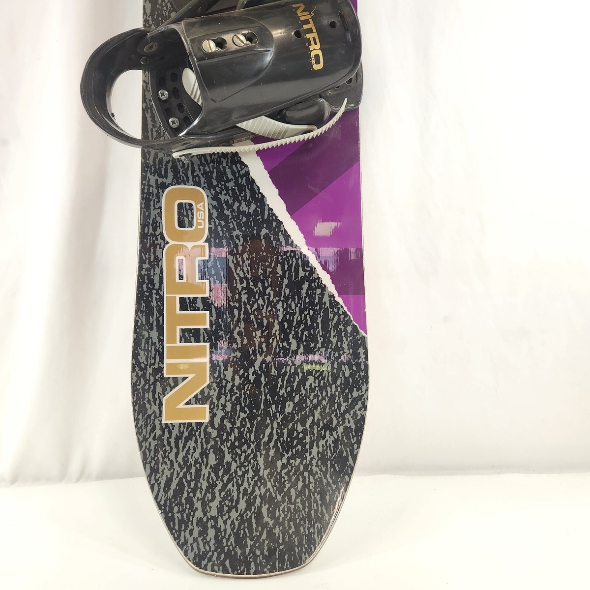 Nitro Pyro 165 cm Asymmetrical Snowboard 1991 Vtg w