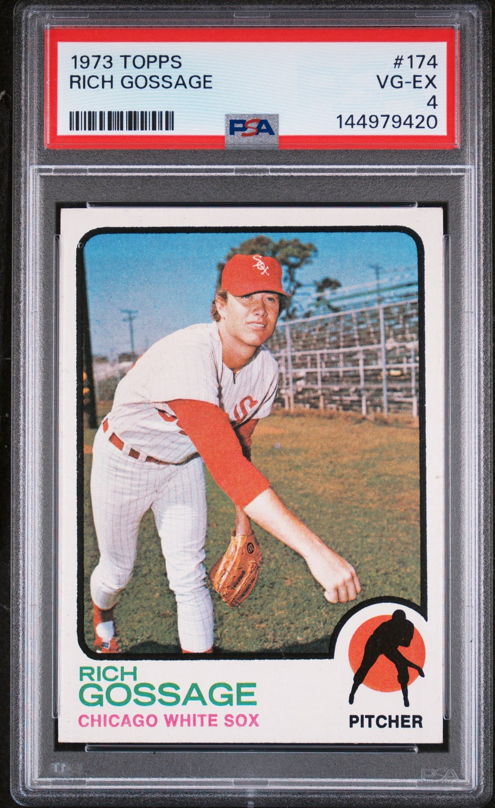 1973 TOPPS #174 RICH GOSSAGE PSA 4