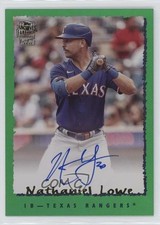 2024 Topps Archives 1995 Fan Favorites Green Foilboard 57/99 Nate Lowe Auto 0vp1