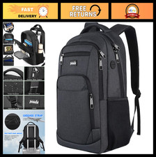 Versatile 15.6" Laptop Backpack for School, Travel Business - USB Charging Por