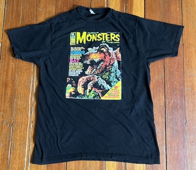 Famous Monsters Of Filmland Graphic Print Tee men s LRG Magazine Cover Graphic