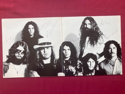 雷鳥 8号車 サイン Lynyrd Skynyrd Ronnie Van Zant & Entire Band Autographed Street