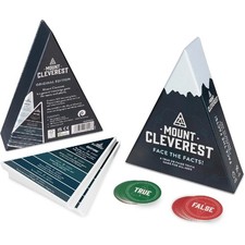 Mount Cleverest Trivia Game True or False Family Party Card Game Travel Games