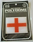Castle Self Adhesive Polydome - St George England Flag Car Caravan Badge Sticker