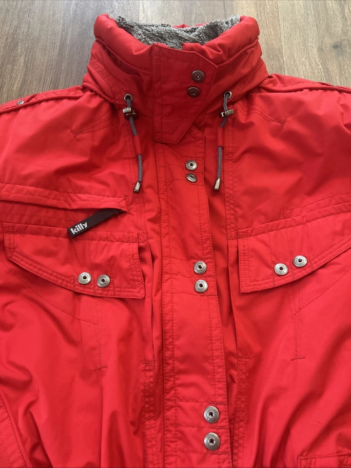 Винтажный цельный лыжный костюм 80-х 90-х Killy Mountain красный - Изображение 4 из 4