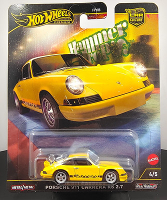 HOT WHEELS PORSCHE 911 CARRERA RS 2.7 - HAMMER DROPS MATTEL PREMIUM NEU OVP