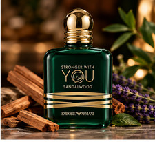 Emporio Armani Stronger With You Sandalwood EDP 3.3 oz / 100ml Men New in Box