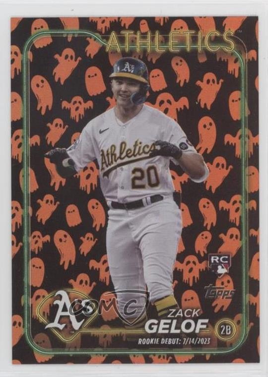 2024 Topps Update Rookie Debut Ghost Foil Zack Gelof #US131 Rookie RC 01nt