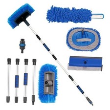72" Car Wash Brush with Long Handle, On/Off Switch for Car RV Truck Boat