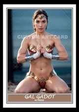 Gal Gadot Wonder Women  Art Card blank back NEW