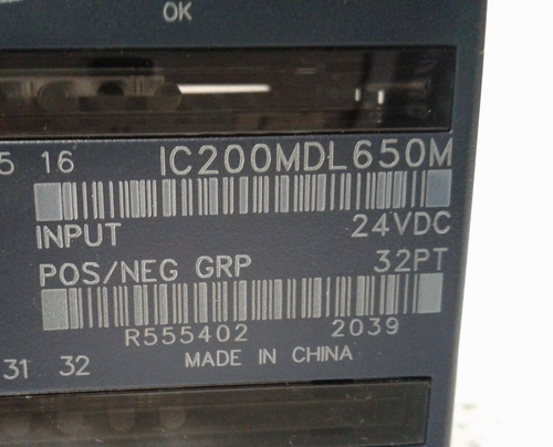 Module d'entrée 32 points Emerson IC200MDL650M 24VDC - Neuf - Sans boîte - Photo 2/5
