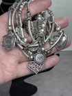 Lia Sophia Necklace Earrings Bracelet Silver Tone Signed Set — photo 5