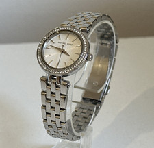 michael kors mk3294 petite darci crytal pave silver tone 26mm ladies watch
