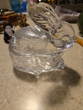 Williams Sonoma Textured Glass Bunny Rabbit T...