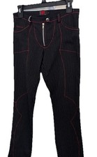 Tripp Vtg Black W Strip Red N White Detail Pants Sz 5 Hot Topic Y2K