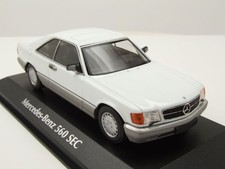 MAXICHAMPS,MERCEDES 560 SEC C126 1986 White, 1/43, MXC940035120