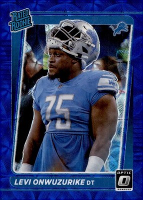 2021 Panini Donruss Optic -  Levi Onwuzurike #270 Blue Scope Prizm (RC)