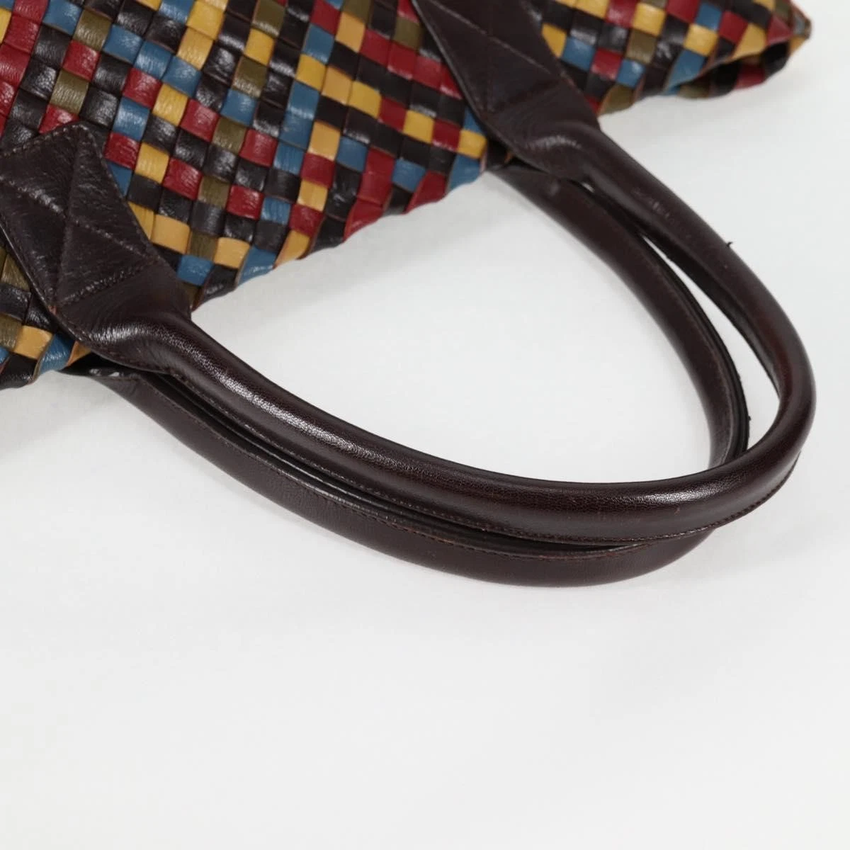 BOTTEGA VENETA INTRECCIATO Borsa Tote Bag Pelle Marrone Autentica 126566V