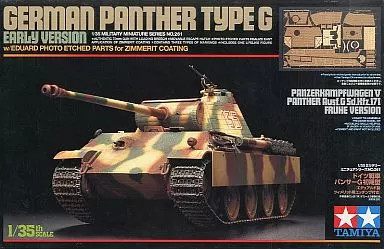 Tamiya 1/35 German Panther Ausf.G Early w/ Photo-Etched Parts 35261 Kit #17