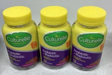 3x Culturelle Prebiotic Digestive Immune Gummies 52/Bottle Mixed Berry Exp 05/26