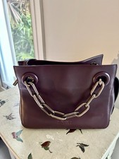 Borsa a tracolla Calvin Klein in pelle bordeaux