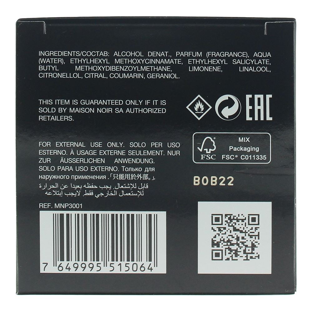 Maison Noir Bohemia 265 Eau de Parfum 100ml Spray - Image 2
