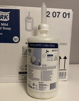 Tork Extra milde Flüssigseife Nachfüller S1 nicht parfümiert 1 Liter 6er Pack 420701