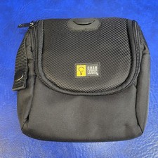 Vtg Black Case Logic CD Player Zippered Storage Carry Case MPN No 707978