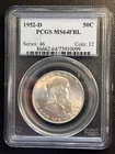 1952-D Franklin Half Dollar • PCGS MS64 FBL • Better Date • Full Bell Lines