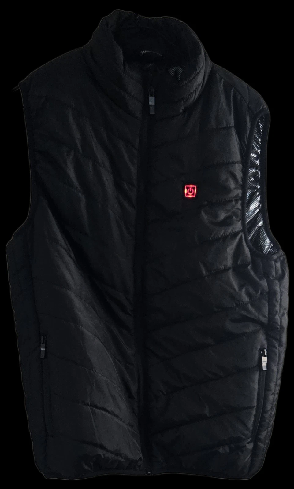 Changeown Heated Vest MensX-Large Heating Jacket Puffer Black Vest