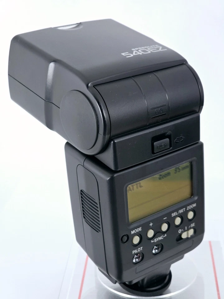 Tested🌸[Near MINT+++] Canon Speedlite 540EZ Flash TTL for EOS Film Camera Japan - Image 3 of 4