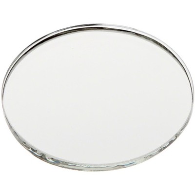 Plymor 2'' Round, 3mm Thick Non-Beveled Glass Mirror Circle
