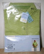 ❤️WATSONS HELL GRÜNES POLOSHIRT KURZARM GRÖßE M  48-50 OVP OIL WASHED 100%BAUMWO