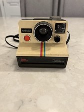 Polaroid One Step Land Camera Sears Special Rainbow Stripe.  19
