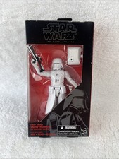 Star Wars Black Series 12 First Order Snowtrooper 6 Force Awakens Damaged Box