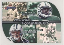 2001 Fleer Game Time Double Trouble Curtis Martin Wayne Chrebet #12DT HOF 1md