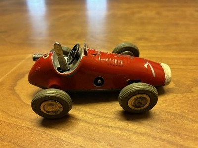 Schuco Micro Racer 1040 Red Vintage, Made in US Zone Germany, Car