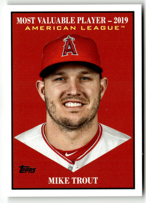 2025 Topps Update Series MLB No. MV-9 Mike Trout Most Valuable Player
