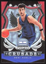 4287F 2020 Prizm Draft Picks Collegiate #86 Deni Avdija Red White and Blue