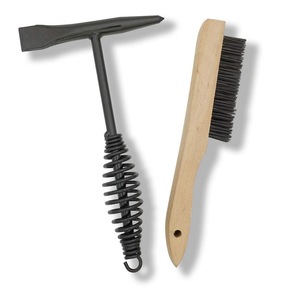Lassen Chipping Hammer met Coil Spring Handvat, kegel en verticale