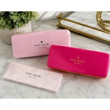 Kate Spade Eyeglass Cases Lot of 2  Hard Shell Designer Glasses Cases