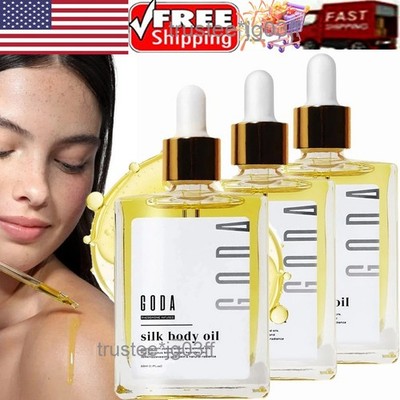 GODA Body Silk Perfume & Oil,Silk Oil,Goda Shower Body Oil,Bath Oil Smooth Skin