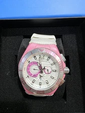 Technomarine 112014 Pink/White Chronograph Watch With Box