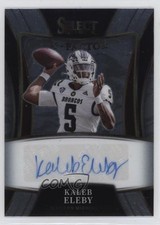 2022 Panini Select Draft Picks X-Factor Signatures Kaleb Eleby #X-KEL Auto 04ys
