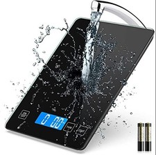 Digital LCD Scales Electronic 5KG Kitchen Glass Weighing Food Weight Cooking UK